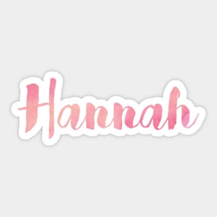 Hannah Sticker